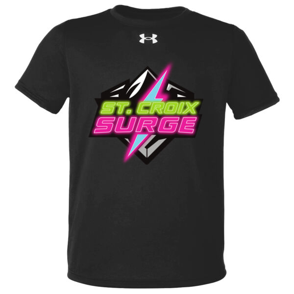 Under Armour Youth Tech Team T-Shirt - Printed Logo Thumbnail