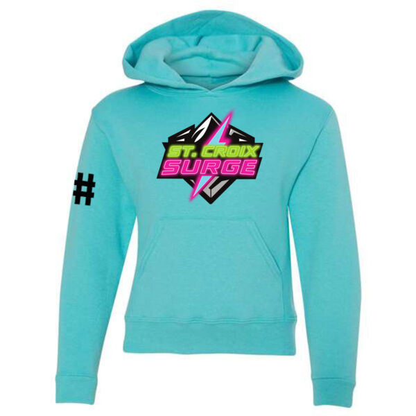 Youth NuBlend Hooded Sweatshirt - Printed Logo **Add Name and/or Number for $5 EACH! ** Thumbnail