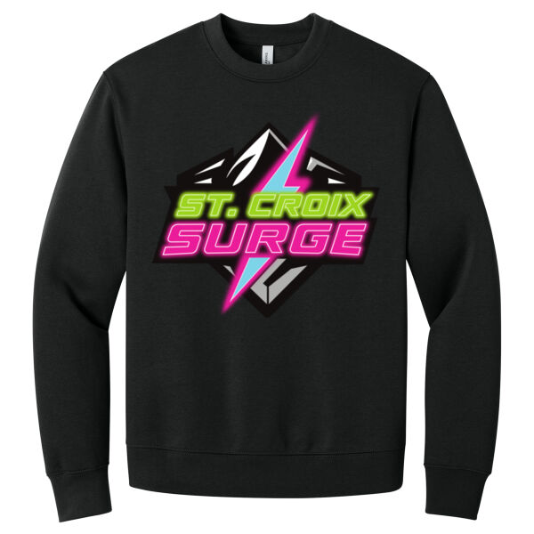 Bella & Canvas Unisex 10 ounce Heavyweight Crewneck Sweatshirt - Printed Logo Thumbnail