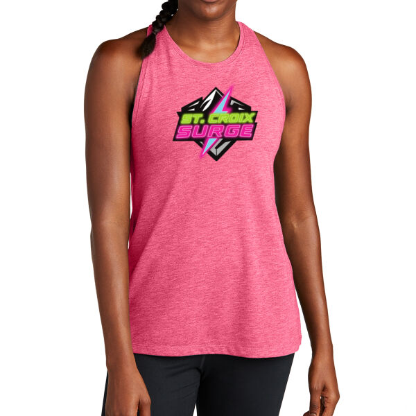 Sport-Tek Women's PosiCharge TriBlend Wicking Tee - Printed Logo  Thumbnail