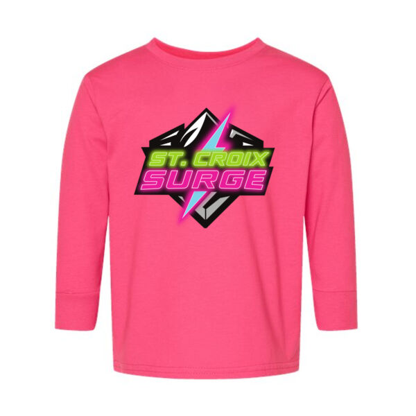 Toddler Fine Jersey Long Sleeve Tee - Printed Logo Thumbnail